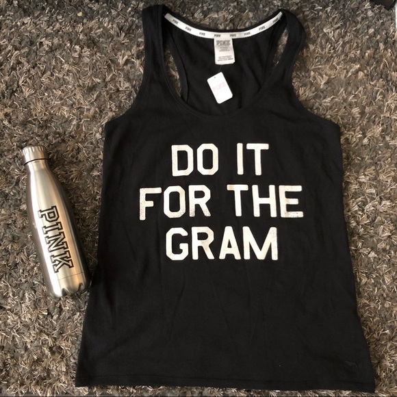 Tops - 🔥🆕 PINK ‘Do It for the Gram’ Racerback Tank